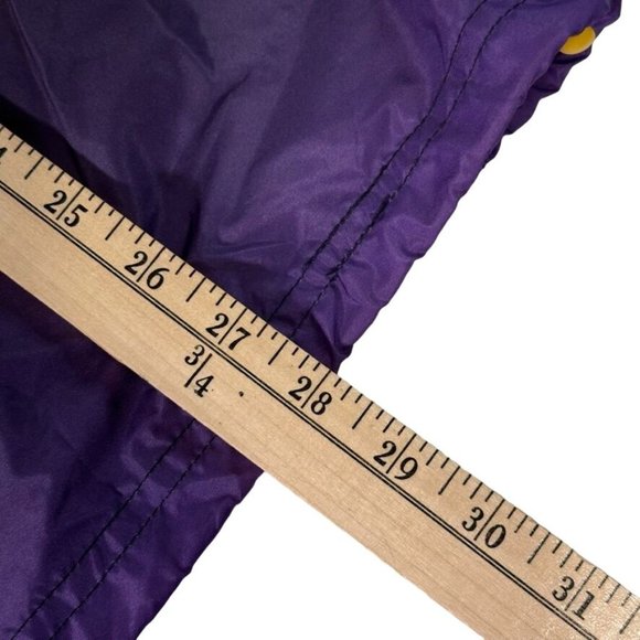 ODD FUTURE Jacket Anorak 1/4 Zip Hooded Windbreaker Mens MEDIUM Black Purple - Picture 6 of 8